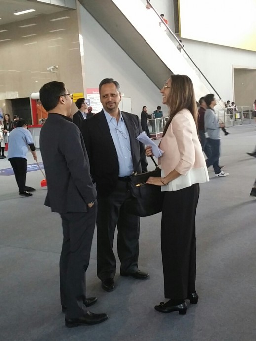 HCP Managing Director, Vanessa Moriel,had the opportunity to network with top global and regional automotive executive at the 2014 Guangzhou International Automotive Exhibition, including Gustavo Cespedes , President of SGM Wuling. 