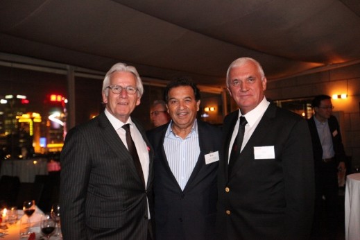 Left to right : RAI Industry Platform, Chairman of the Board, Eddy van der Vorst; PAC Group, CEO, Shah Firozzi; and, NJF – Cie Automotive China, Chairman of the Board, John Mack. 
