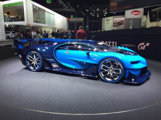 Bugatti’s Vision GT Concept caught the eye of many a car lover in Frankfurt. Unfortunately for anyone who wanted to own one, the concept car is not intended for production, but for a game console. The Vision GT was designed and engineered for Playstation’s Gran Turismo 6. Nevertheless, the Vision GT was understood to preview the new design language for Bugatti. 
