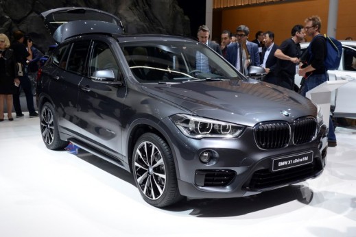 The new X1 with a sportier design was shown off by BMW. 