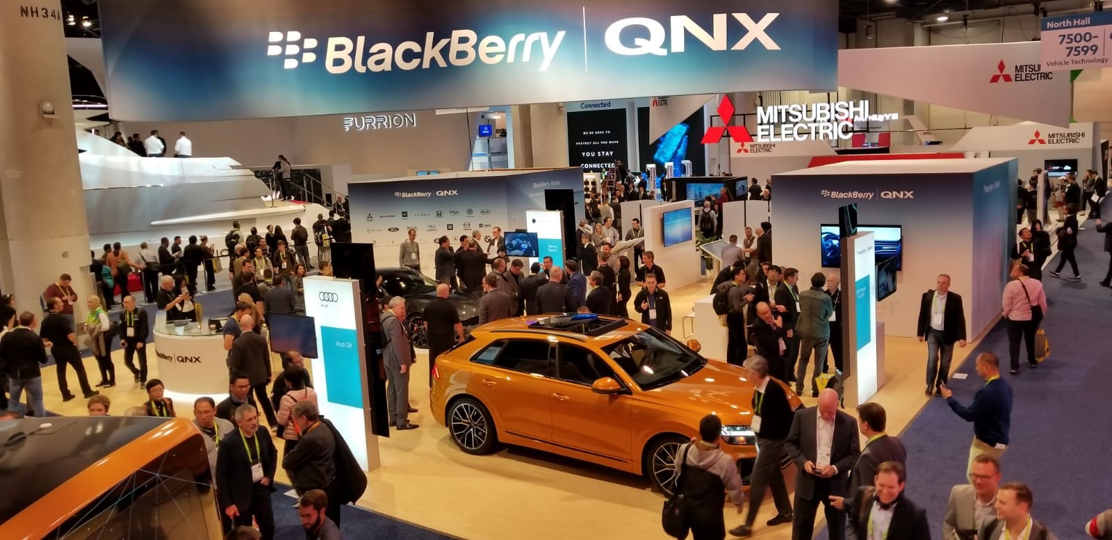BlackBerry QNX highlighted its new QNX Platform for digital cockpits in two vehicles as CES 2019.