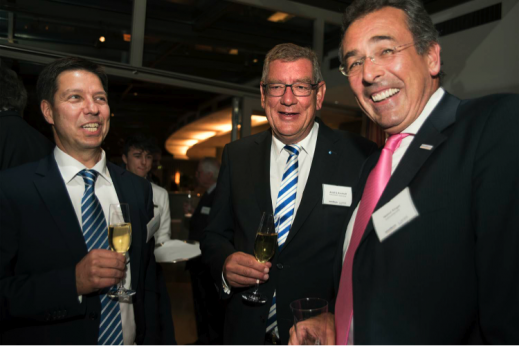 Dr. Gyula Meleghy, CEO, Meleghy Automotive (left) Arndt Günter Kirchhoff, Chairman of the Board, KIRCHHOFF Automotive (middle) and Helmut Kluger, Managing Director, Automobilwoche